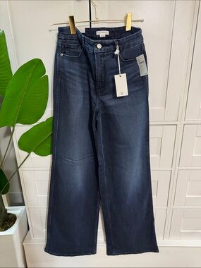 Wide Leg Dark Blue Women’s Jeans